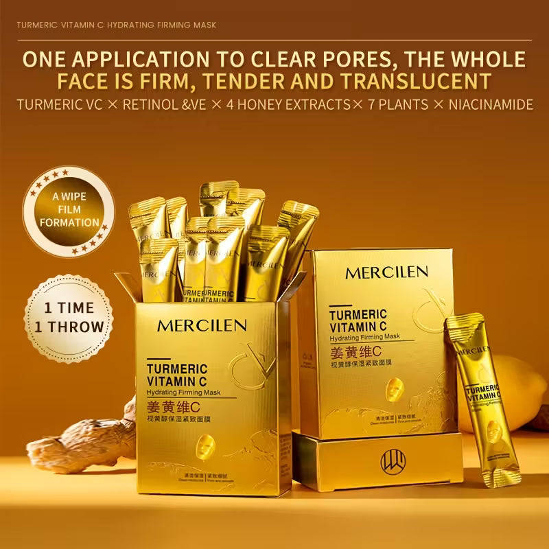 MERCILEN Turmeric Vitamin C Hydrating Firming Mask